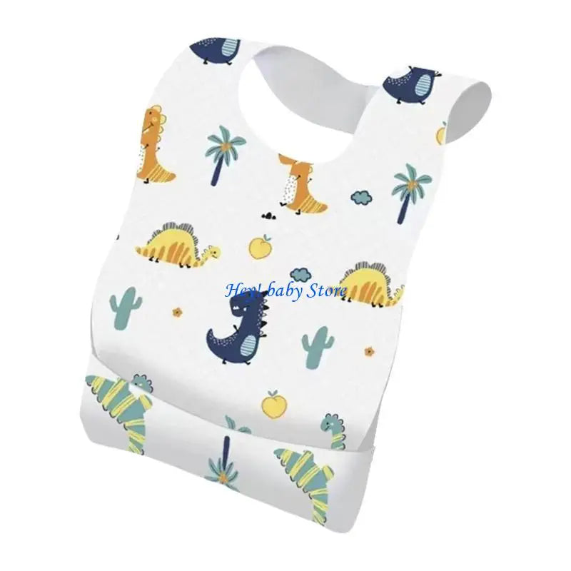 Disposable Baby Bibs & Burp Cloths for Infants & Toddlers 10pk