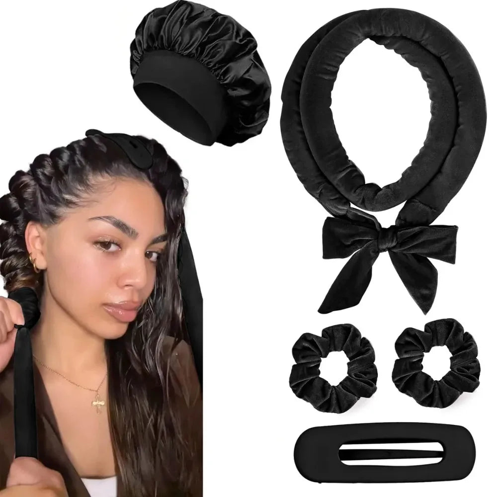 Heatless Hair Curler Set – Overnight Curls, No Heat Damage