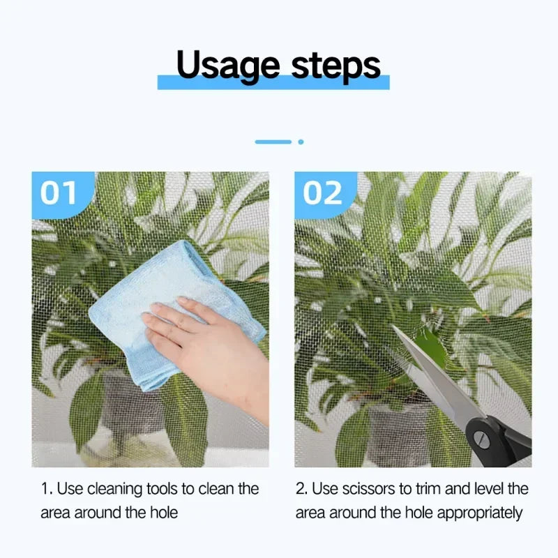 Self-Adhesive Mosquito Screen Repair Tape 5x200cm