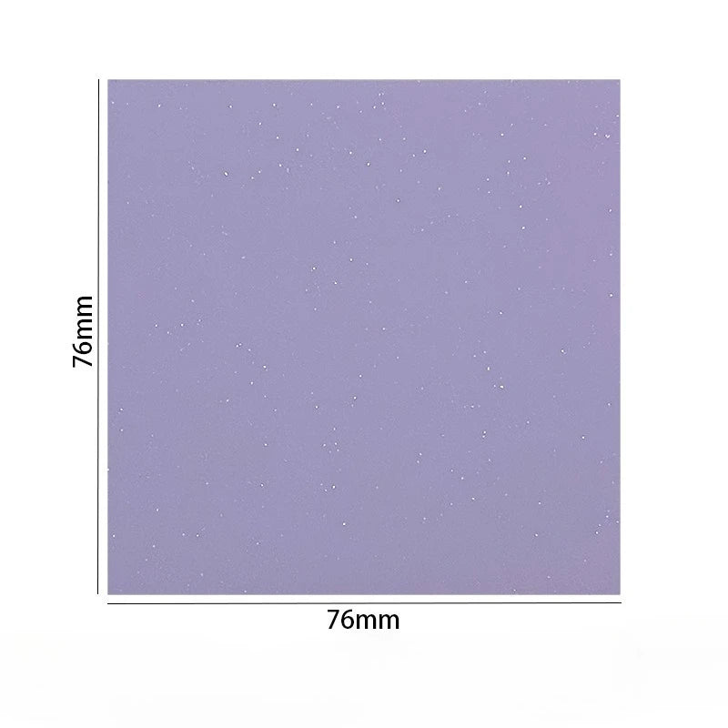 50-Sheet Transparent Waterproof PET Sticky Notes Memo Pad