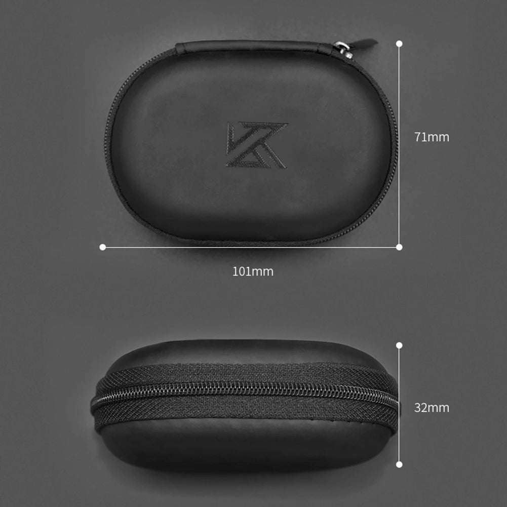 New Original For KZ Earphone Box Mini Headset Case Headphone Portability Wired Earphone Package Storage For ZEX Pro/EDX Earphone Peaceful Pleasures Health and Wellness