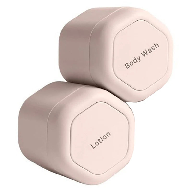 Magnetic Stackable Travel Cosmetic Containers with Lids – 2/3 Pcs