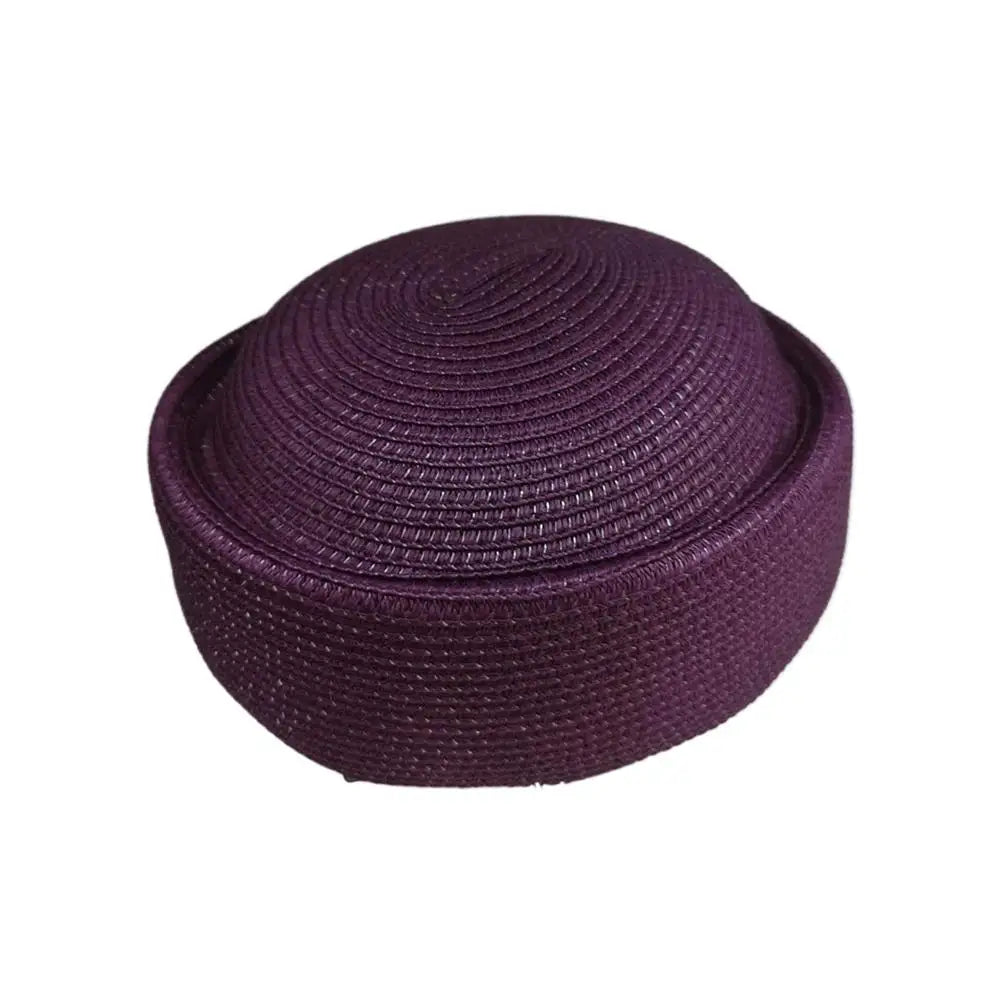 Women's French Retro Straw Sun Hat – Breathable Beach Beret