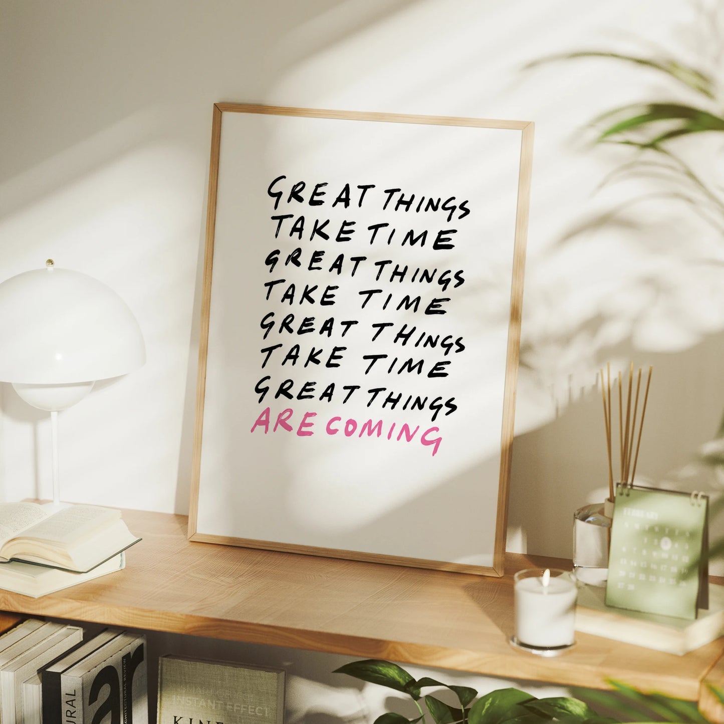 Minimalist Inspirational Canvas Wall Art Print | Home Decor