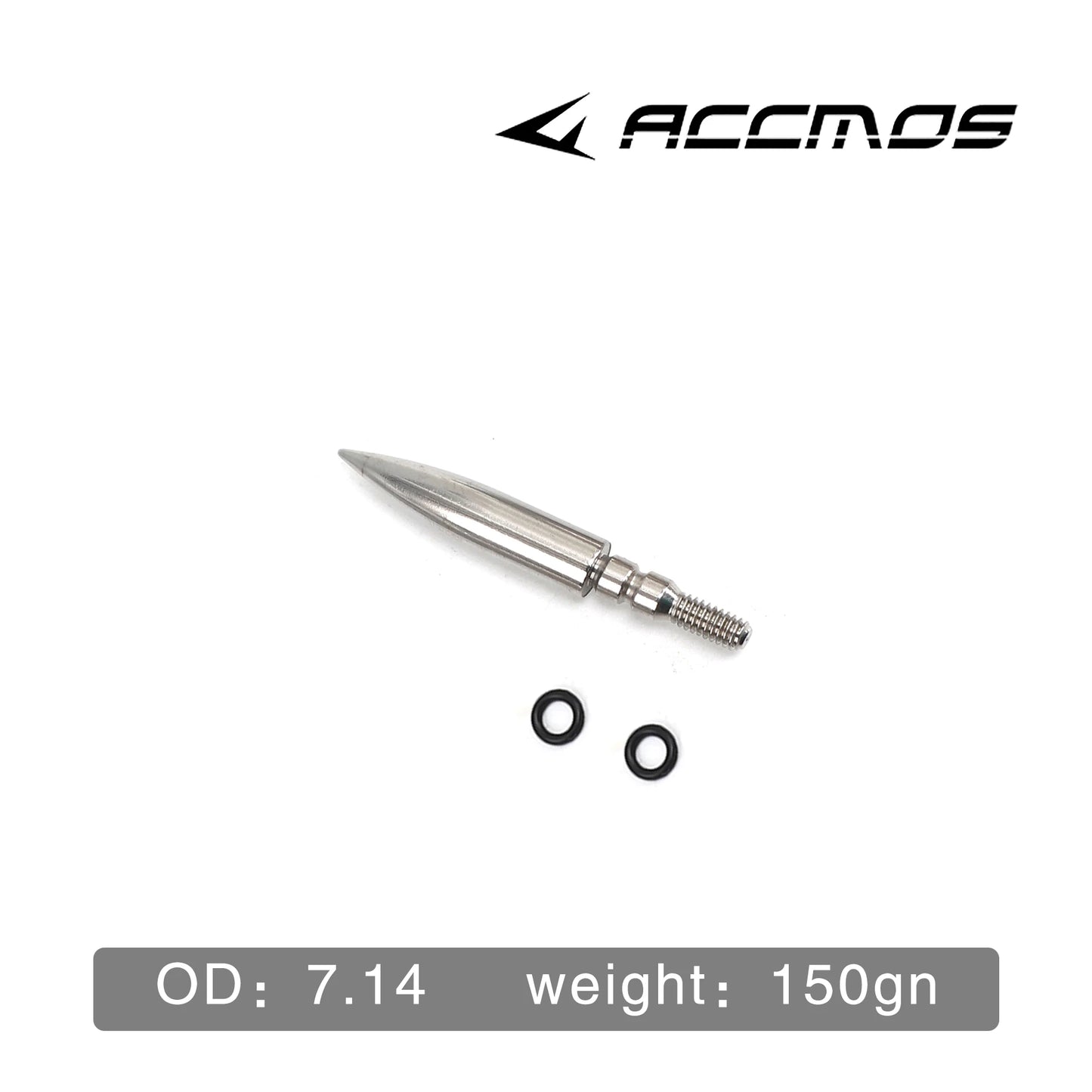 Arrowhead Stainless Steel Archery Replaceable Screw-in Tip 100 125