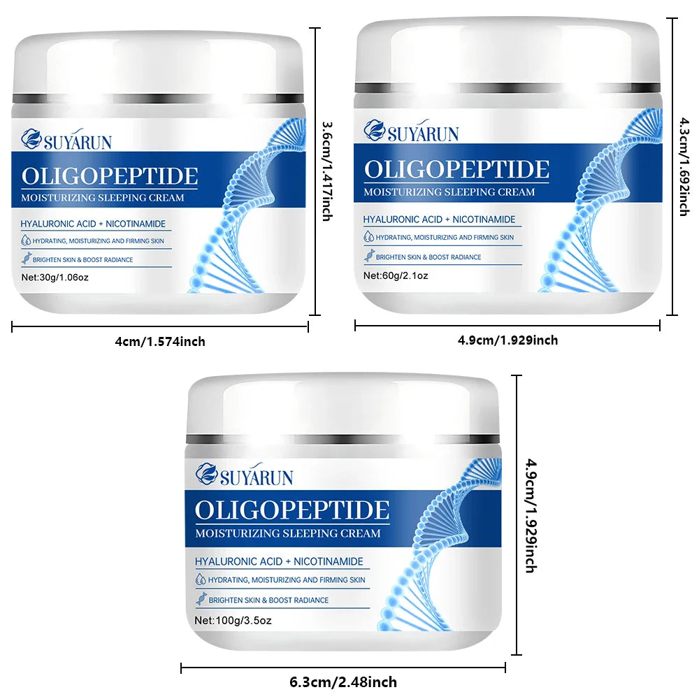 SUYARUN Oligopeptide Sleeping Cream | Hydrating Night Moisturizer