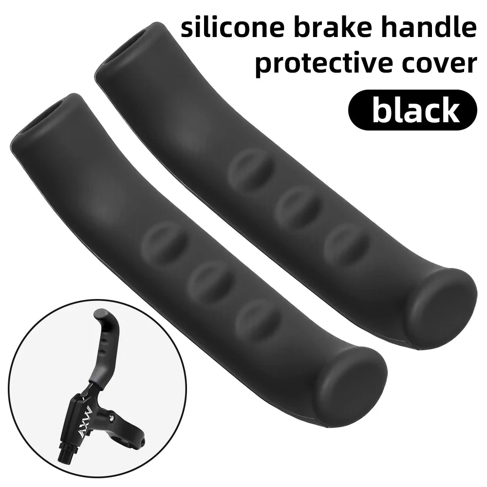 1 Pair Bicycle Brake Handle Protection Cover Silicone Anti-slip
