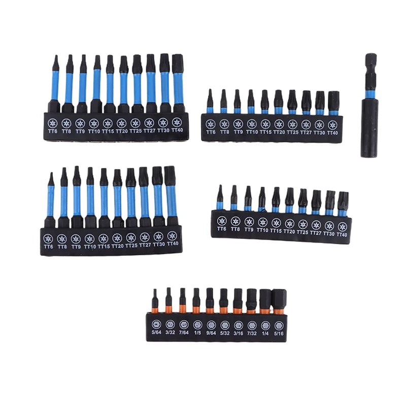 S2 Steel Star Impact Drill Bit Set | 21/10 Pc Hex Shank