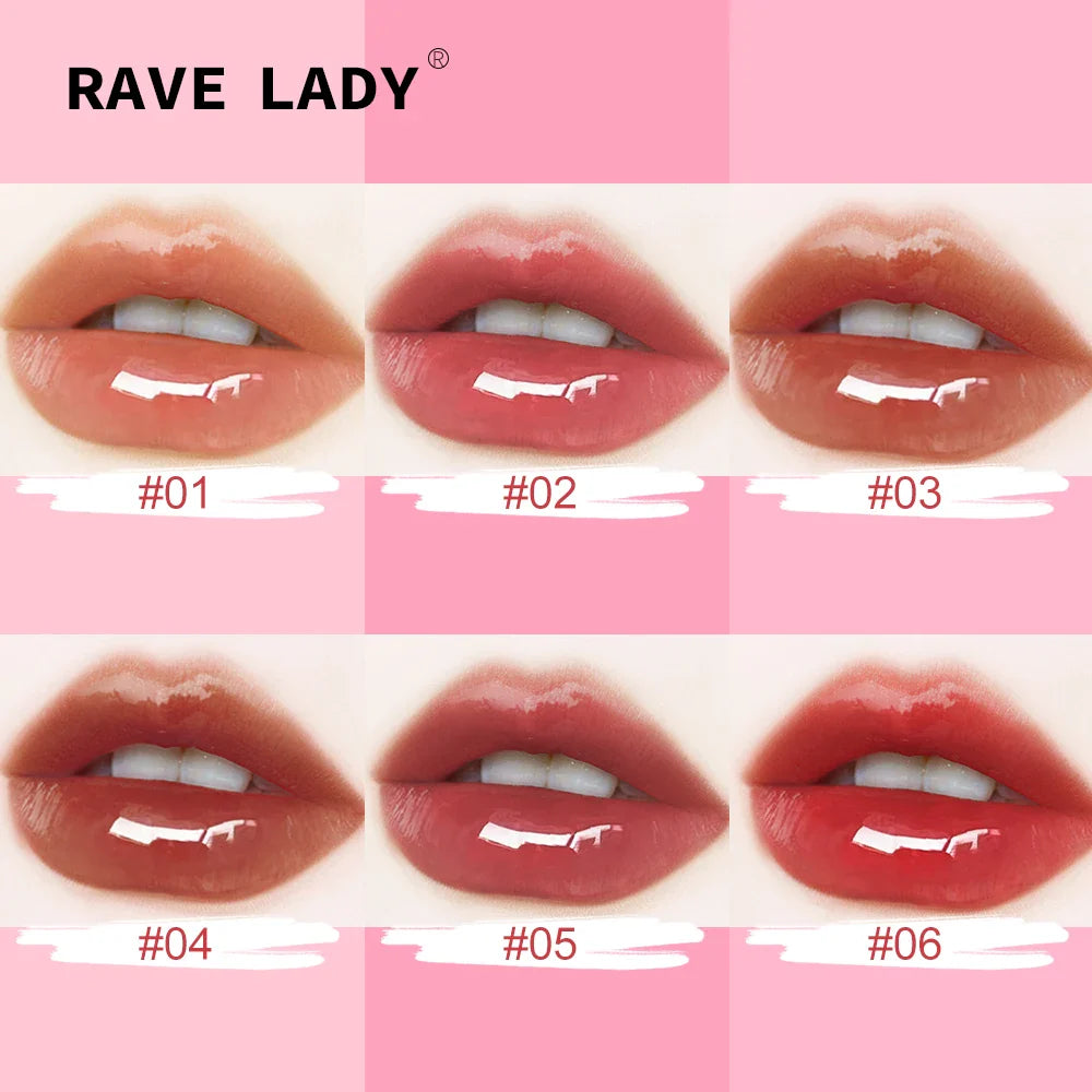 RAVE LADY 2-in-1 Double-End Lip Gloss & Shimmer Lipstick
