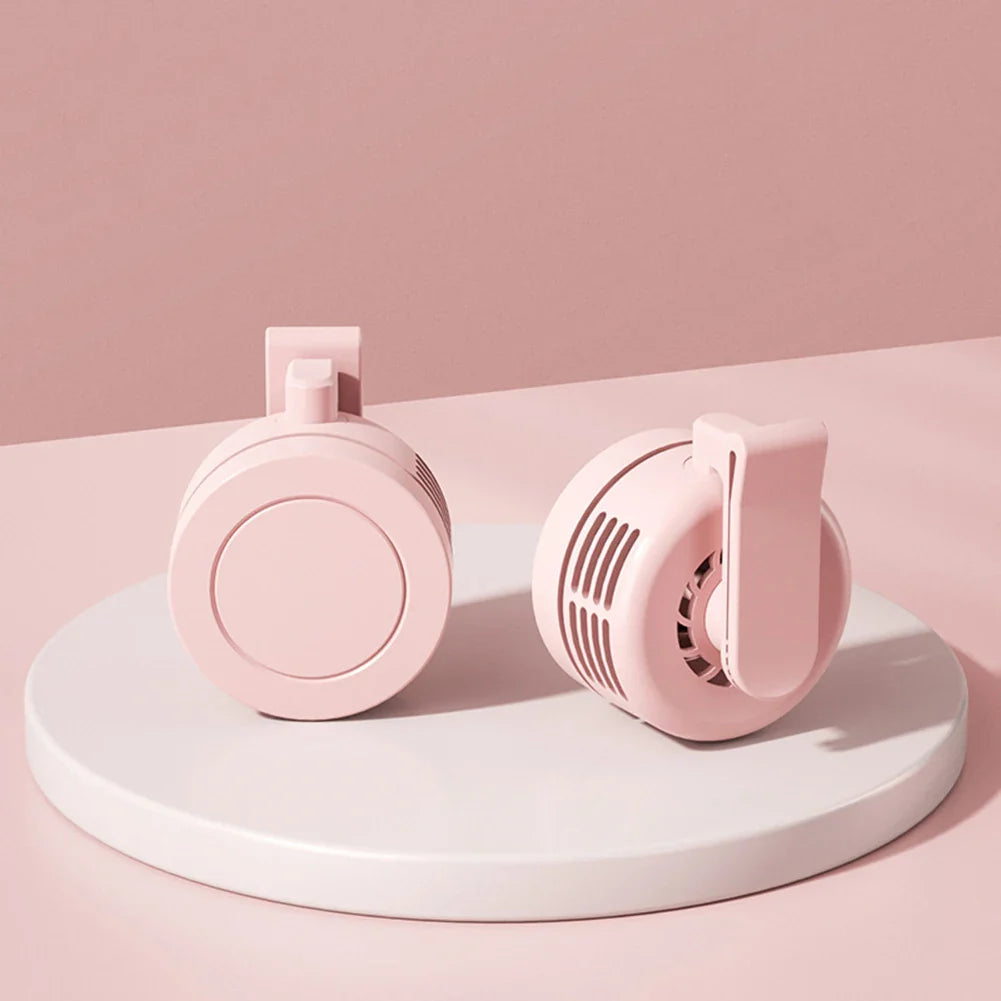 Portable Clip-On Waist Fan | USB Rechargeable 3-Speed Mini Fan