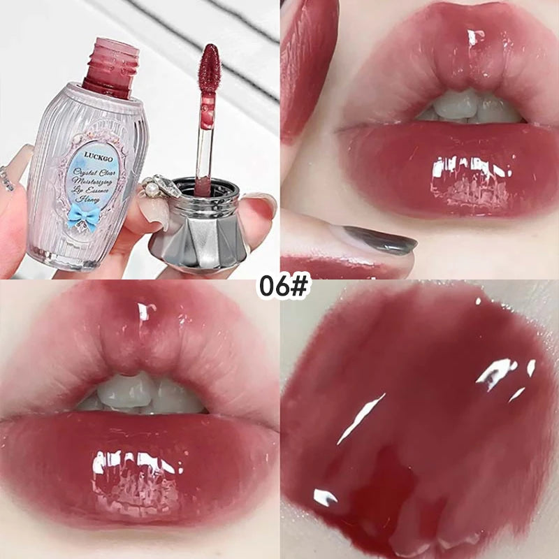 Crystal Clear Moisture Lip Essence Gloss | Mirror Lip Oil Balm