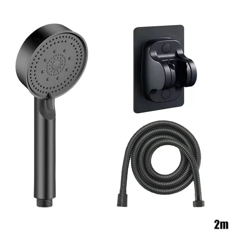 5-Mode Handheld Shower Head | Universal Fit, ABS & Silicone