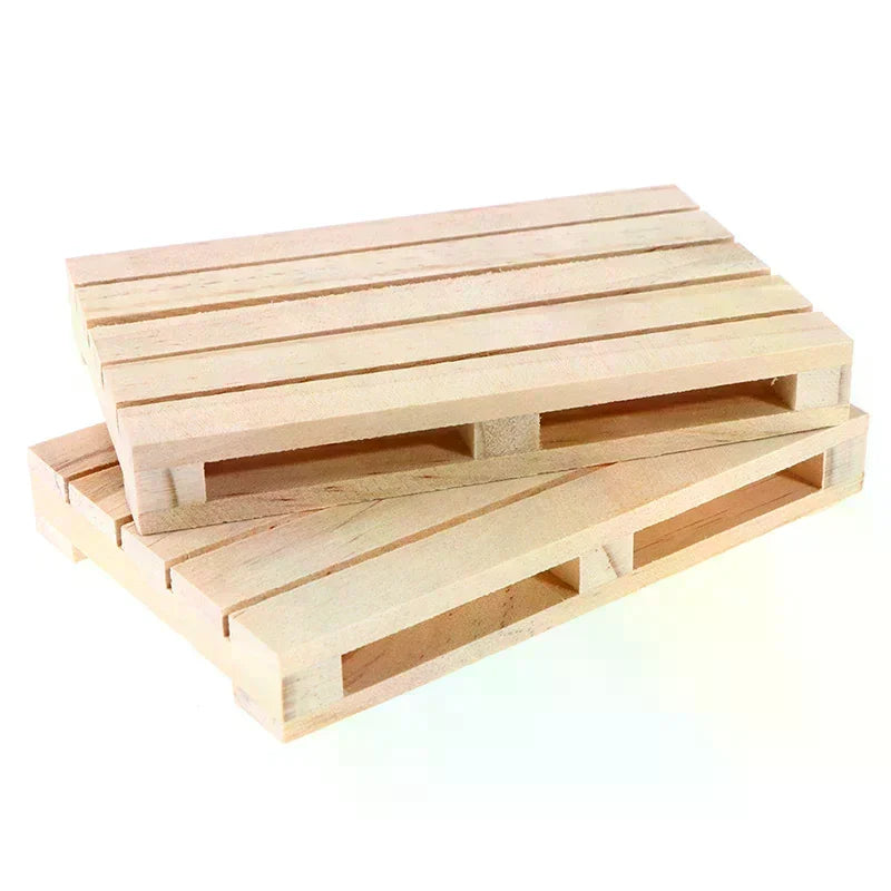Mini Wooden Pallet Coasters for Hot & Cold Drinks | Rustic