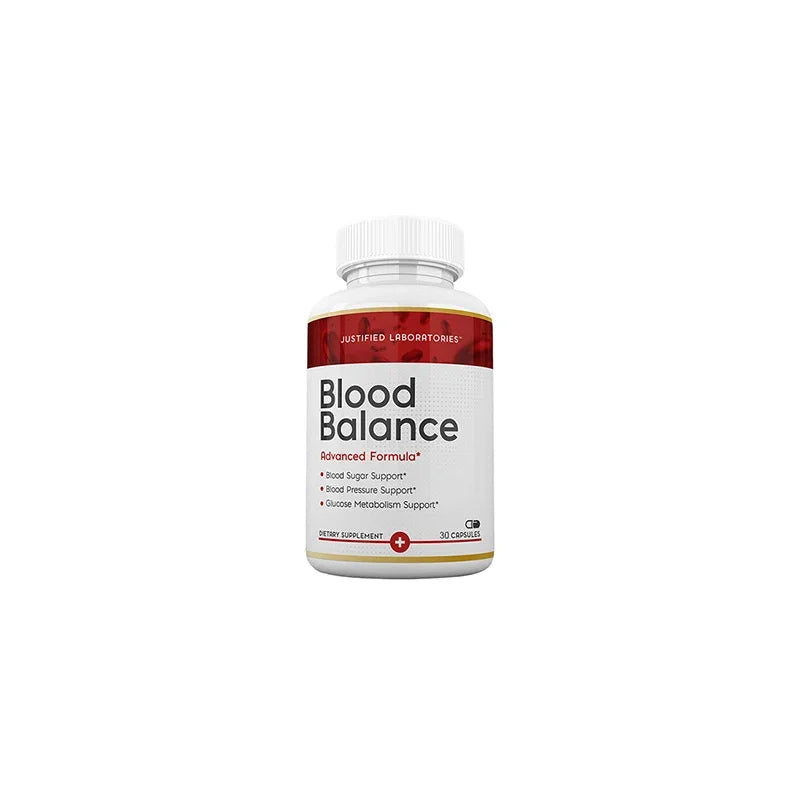 Blood Balance Supplement L Healthy Cholesterol & Triglyceride Levels, Blood Sugar, Blood Pressure, Glucose Metabolism Support Peaceful Pleasures Health and Wellness 30 count-1 bottle