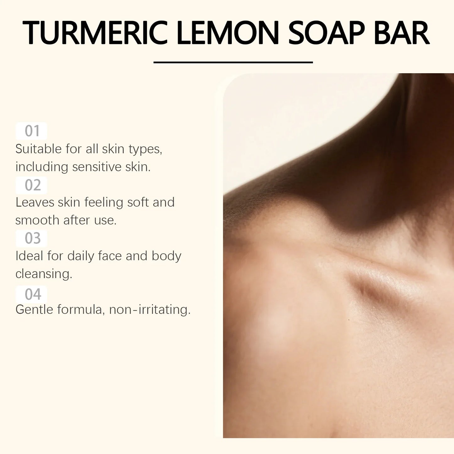 OceAura Turmeric Lemon Brightening Soap – Cleanse & Moisturise