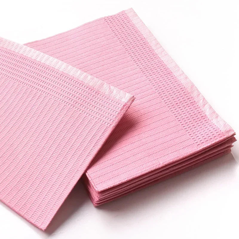 Disposable Waterproof Bibs & Table Covers 125 Pcs | Black
