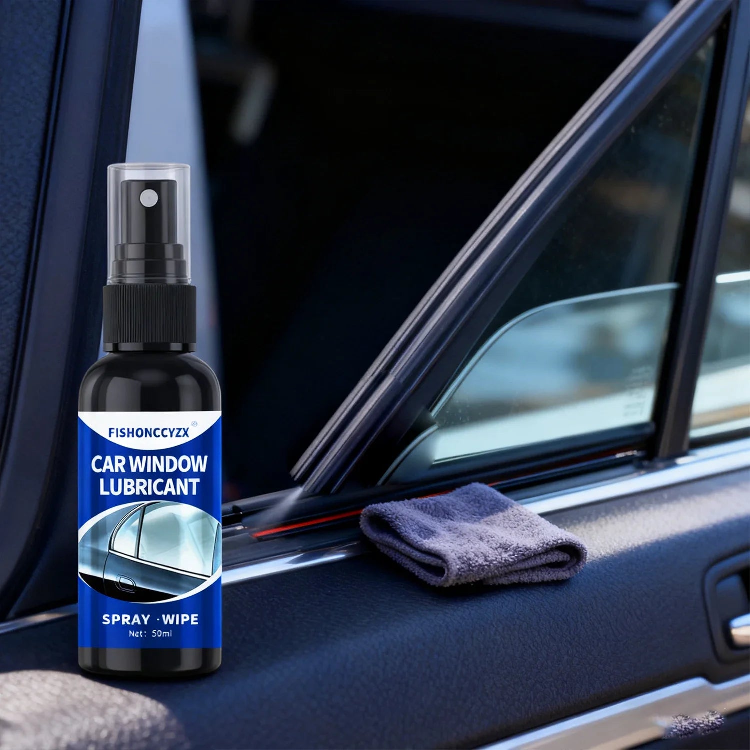 50ml Window Lubricant Rubber Door Rubber Strip Car Softening Maintenance Eliminates Noise Universal Car Products Peaceful Pleasures Health and Wellness