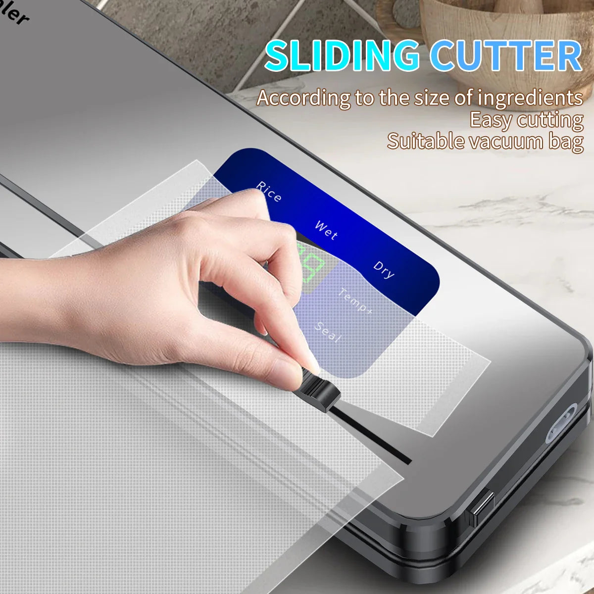 GUOHE Wireless Vacuum Sealer with Countdown Display | C616