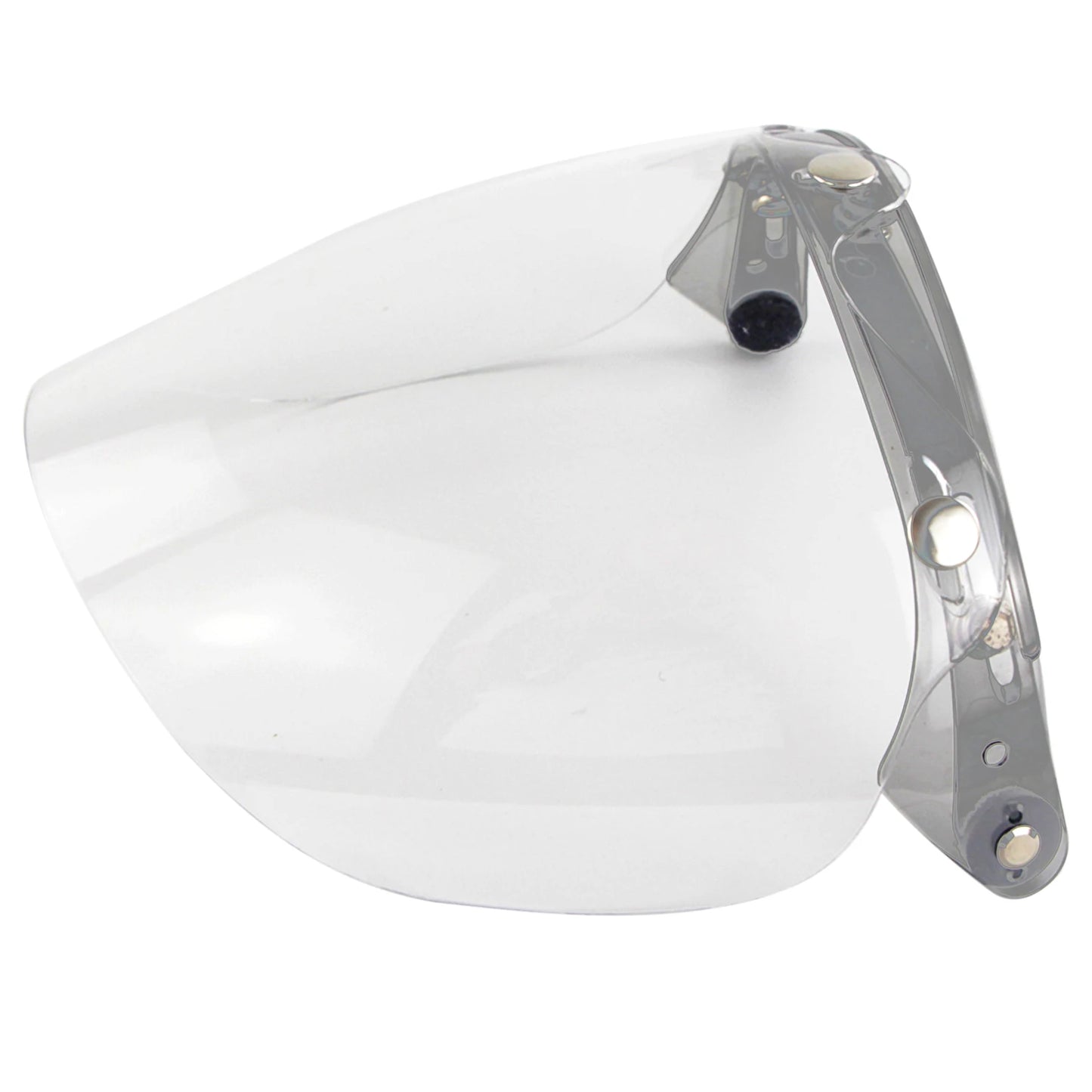 3-Snap Bubble Visor Open Face Motorcycle Helmet | Anti-UV Lens