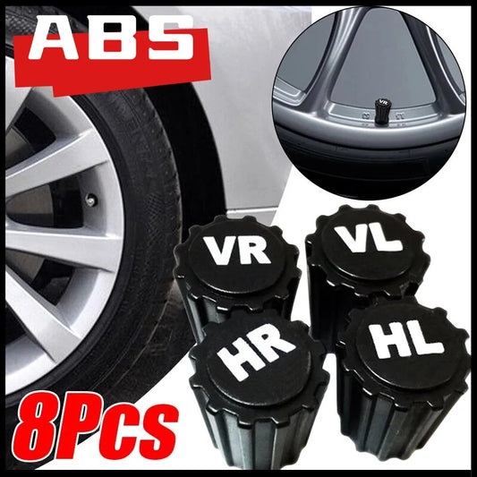 8-Pack Tire Valve Stem Caps – ABS Dustproof Wheel Covers Tire Valve Caps Oasis Select