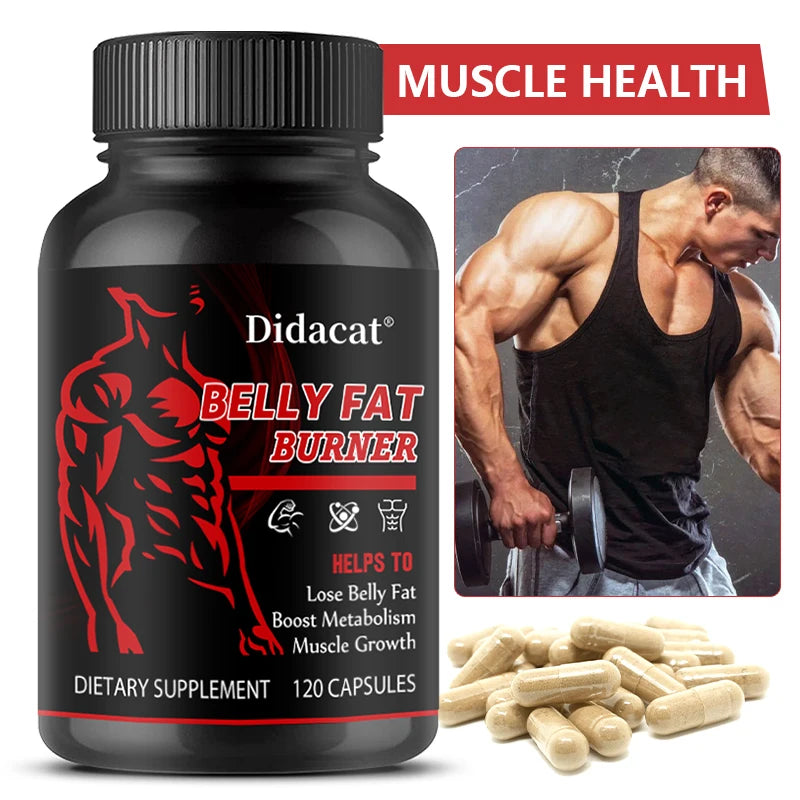 Belly Fat Burner Capsules - Fat Burning, Supports Energy Metabolism, Appetite Suppression, Weight Management Dietary Supplement Peaceful Pleasures Health and Wellness