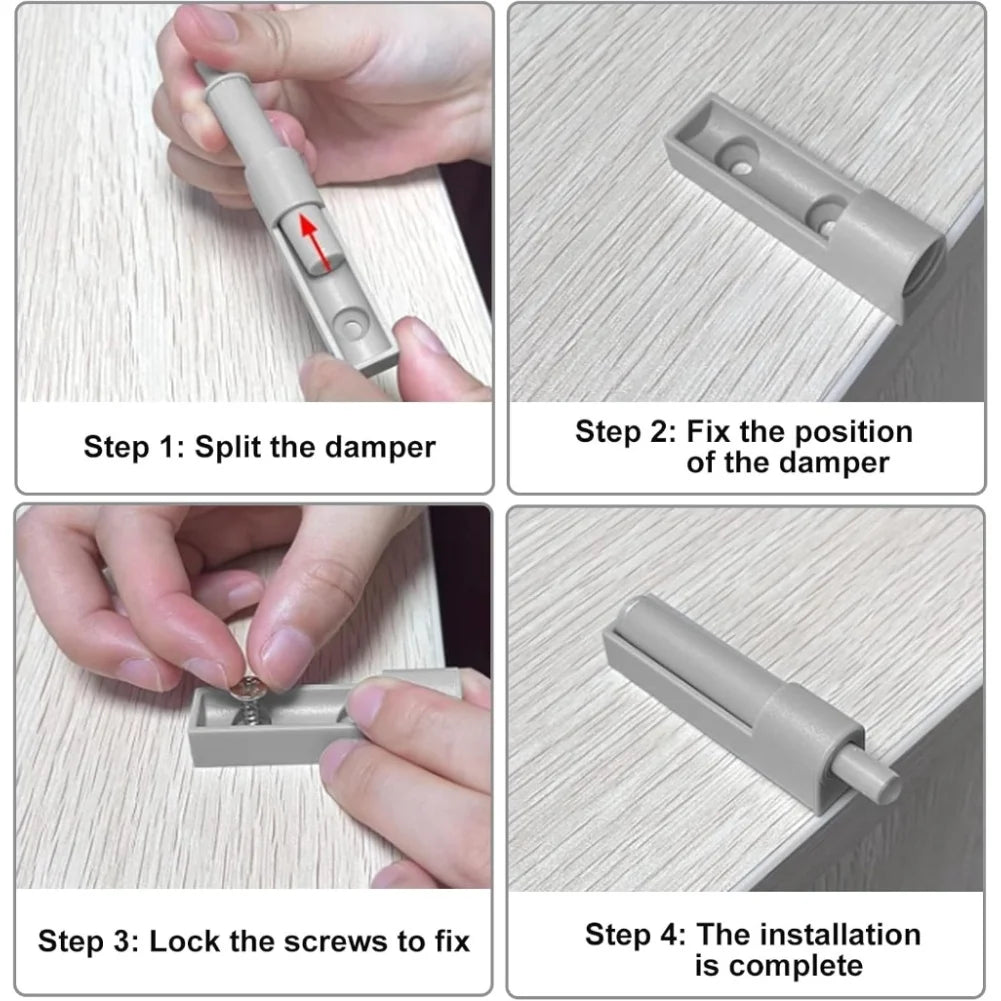 Cabinet Push Open Door Catches Soft Close Retrofitting Pressure