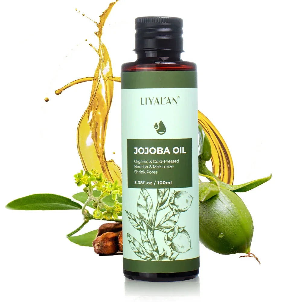Pure Cold-Pressed Carrier Oils – Jojoba, Argan, Rosehip & More Peaceful Pleasures Health and Wellness JOJOBA OIL China Mainland 100ml
