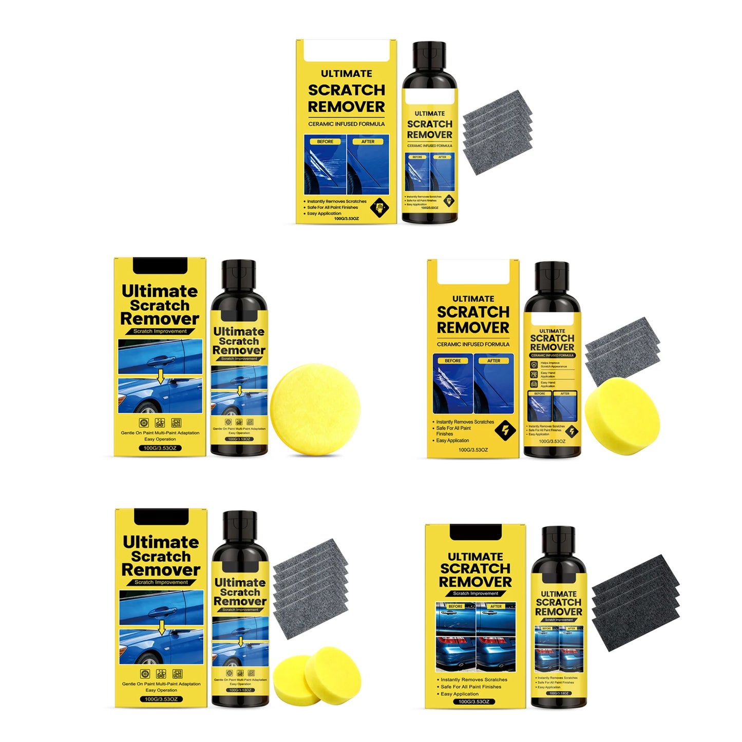 Car Scratch Remover Kit – Polish & Swirl Mark Repair