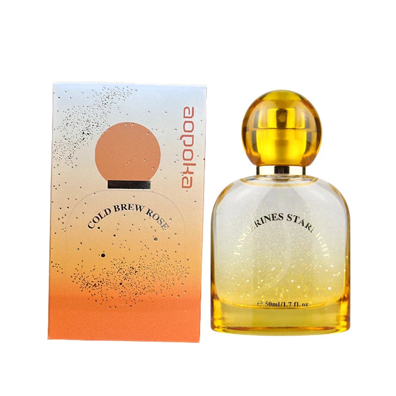 Rose Floral Perfume Long Lasting Light Fragrance Woodsy Scented Body Spray With Glitter Shimmer Women Woody Eau De Toilette Peaceful Pleasures Health and Wellness Lemon