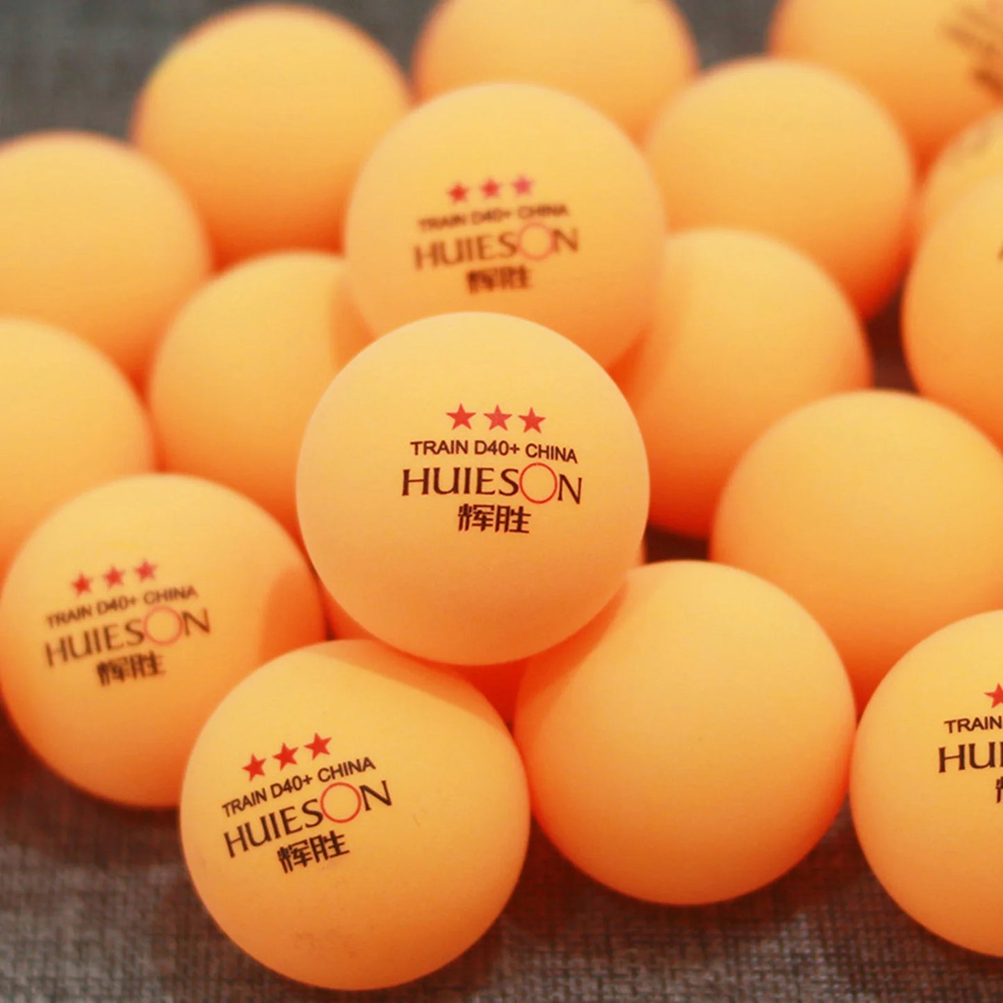 3PCS Advanced Table Tennis Balls Strong Striking Power and Fast Rebound Speed for Recreational Player Pro Player Peaceful Pleasures Health and Wellness