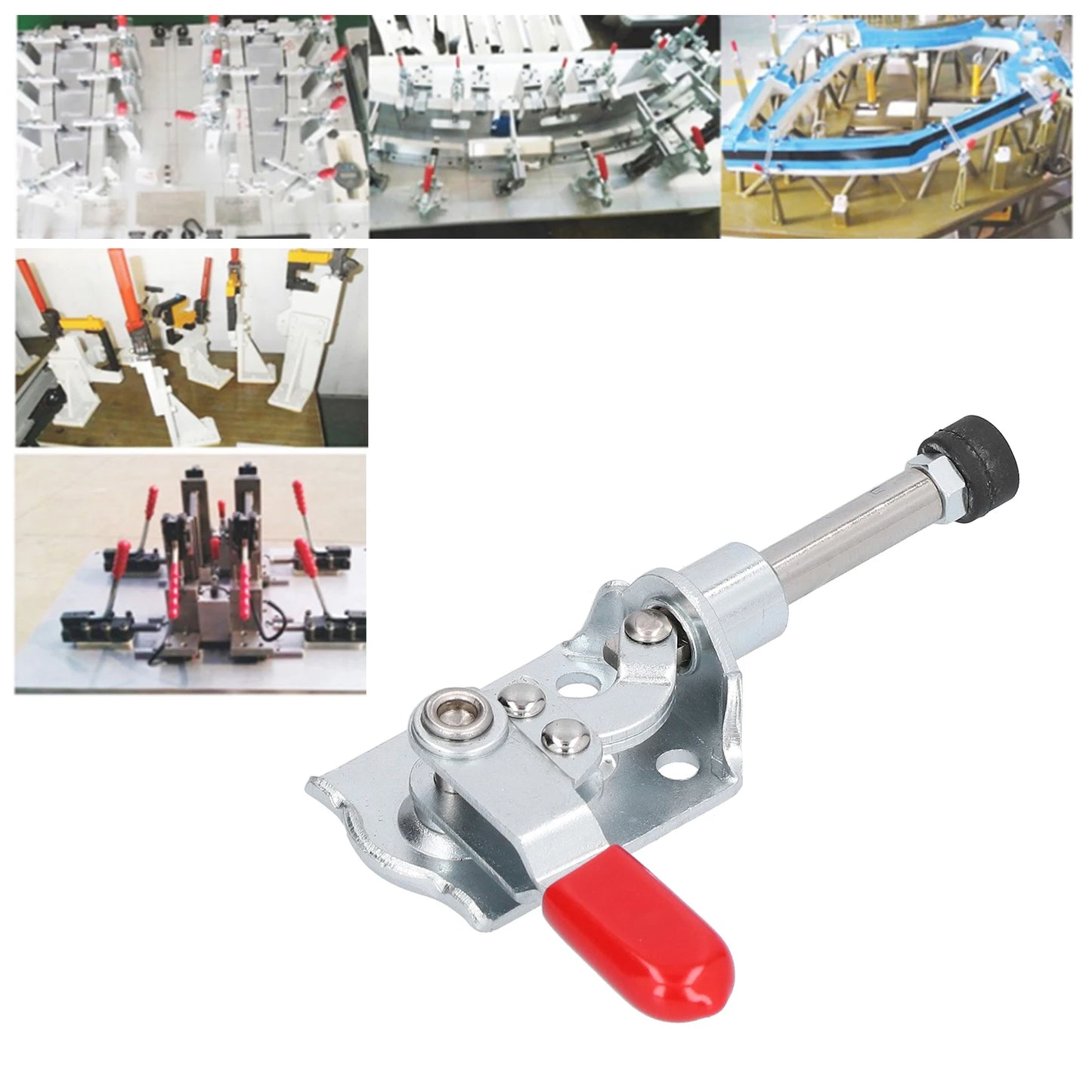 Clamp Equipment Push Pull Toggle Clamp Quick‑Release Toggle Clamp 40kg Holding Capacity Testing Jig Accessories Toggle Clamp Peaceful Pleasures Health and Wellness