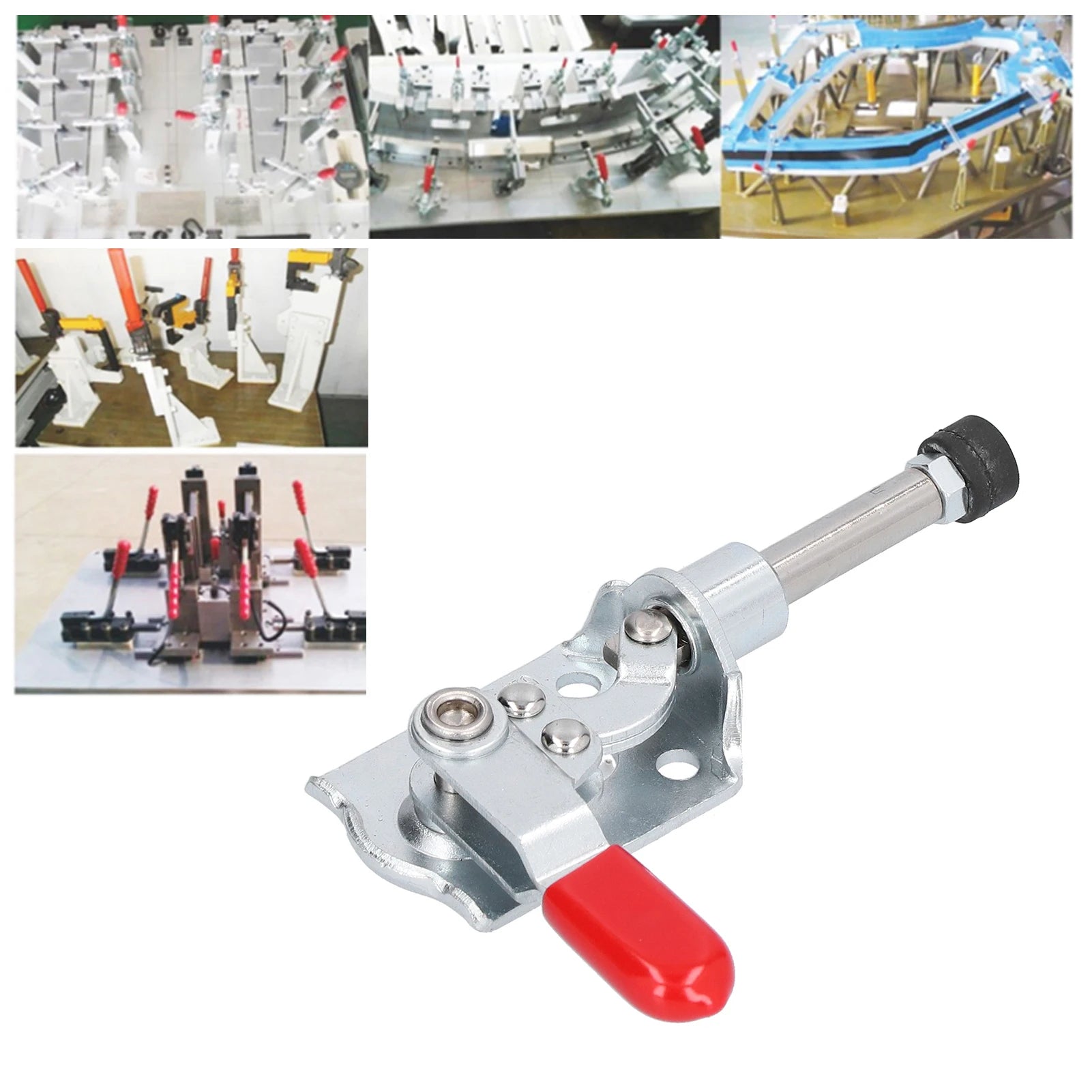 Clamp Equipment Push Pull Toggle Clamp Quick‑Release Toggle Clamp 40kg Holding Capacity Testing Jig Accessories Toggle Clamp Peaceful Pleasures Health and Wellness
