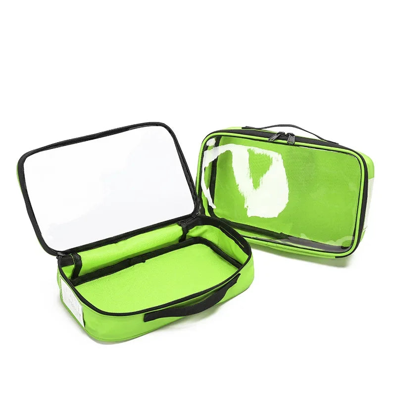 First Aid Kit Pouch Home Medicine Storage Bag Suitable For Outdoor Travel Medical Bag Home Rescue Emergency Survival Kit Peaceful Pleasures Health and Wellness Green L