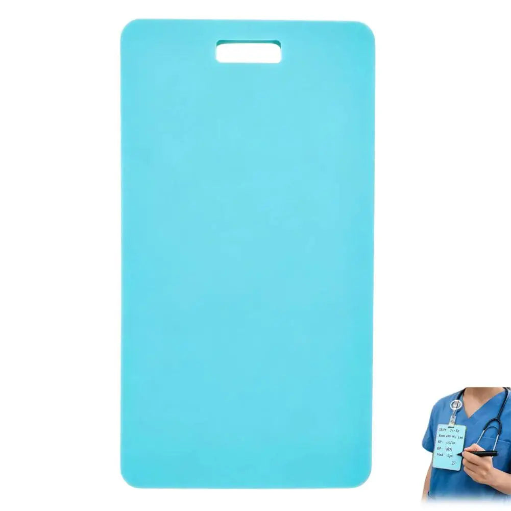 Reusable Dry Erase Nurse ID Badge Card – Wipeable Writing