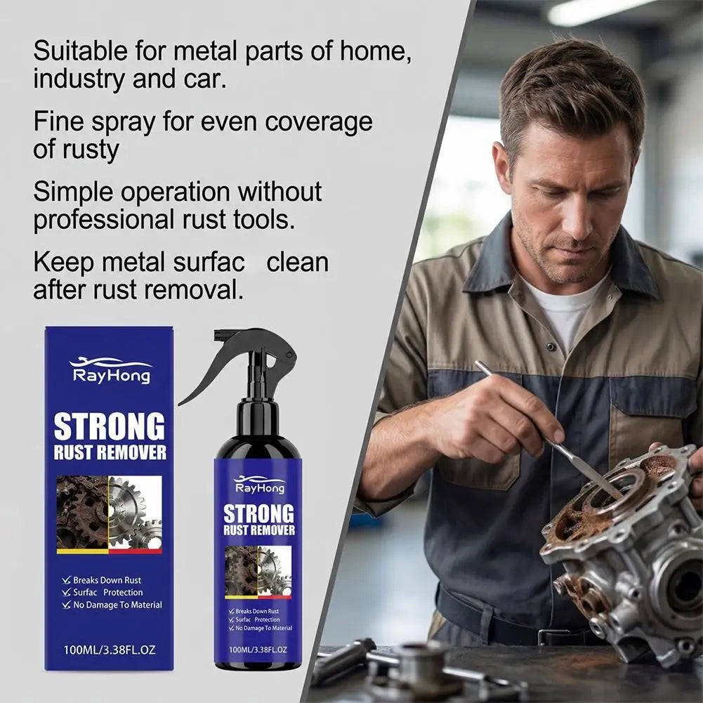 100ml Rust Remover Spray – Metal Rust Inhibitor & Protector