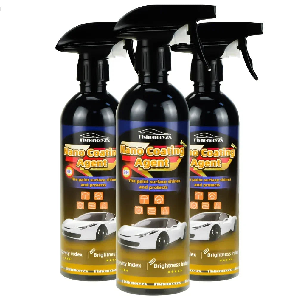 Ceramics for Cars Coating 500ML 9H Nano Liquid Glass Plated Crystal Hydrophobic Waterproof Polishing Paint Hardness Car Polish Peaceful Pleasures Health and Wellness