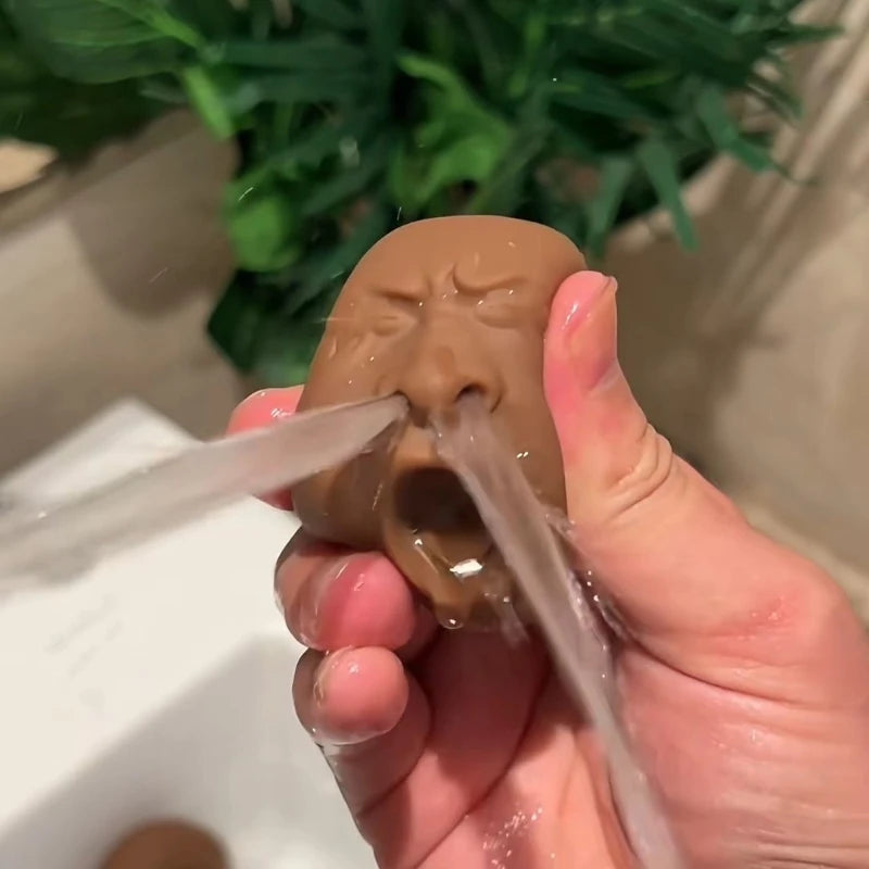 1/3/5pcs Funny yawning tea Pet Water Gun Toy Ugly Head Mischief Toy Creative Water Spray Toy Ornament Gift Stress Relief Toy Peaceful Pleasures Health and Wellness