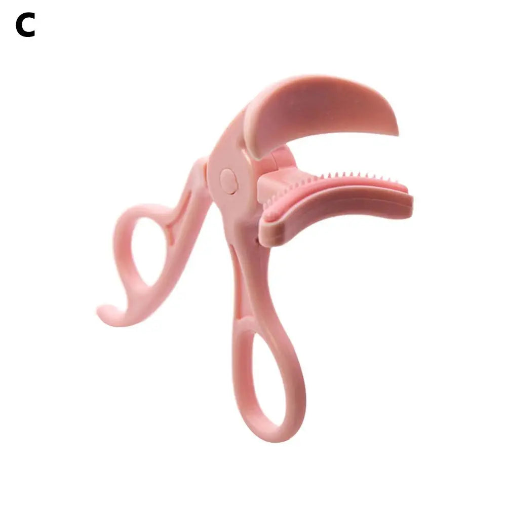 Dual-Type Eyelash Curler with Comb – Wide & Partial Clip