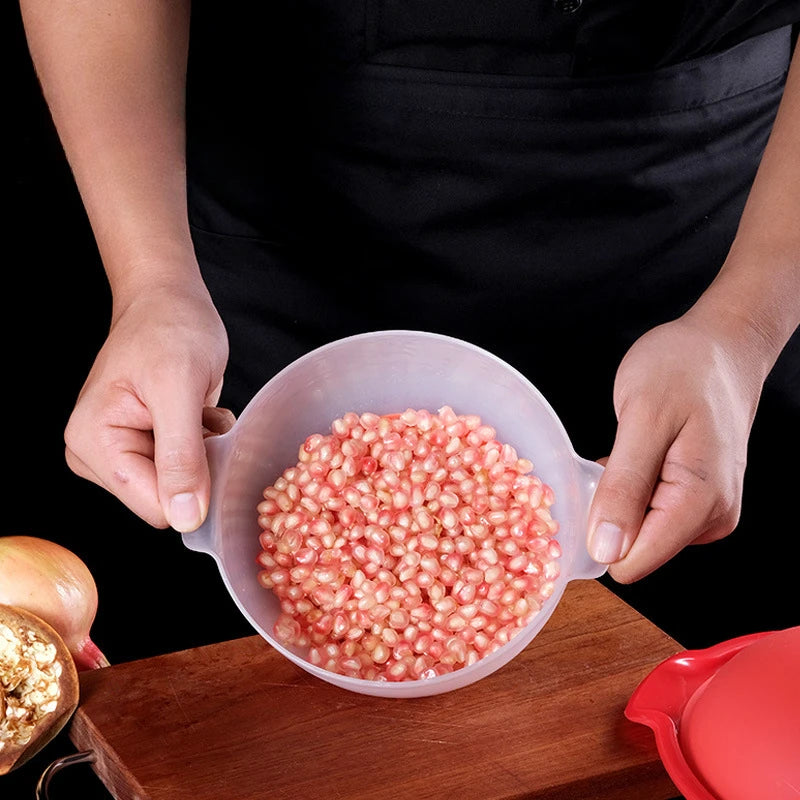 Pomegranate Pulp Separator Pomegranate Seed Remover Silicone Pomegranate Peeling Bowl Home Kitchen Accessories Kitchen Tools Peaceful Pleasures Health and Wellness