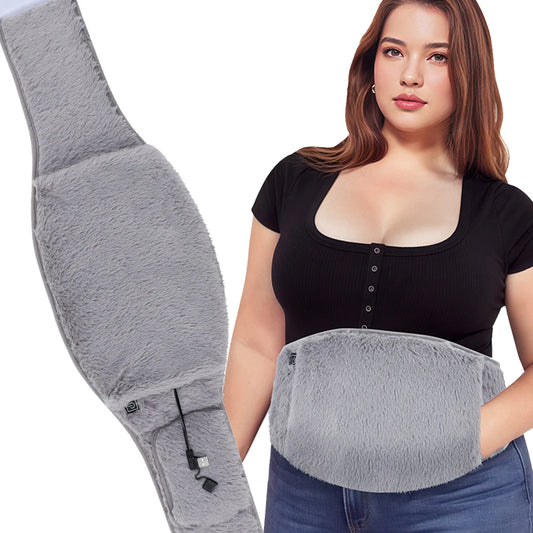 Electric Heating Waist Belt 3 Gear Temperature Abdominal Massager Menstrual Heating Pad Hand Belly Warmer Belt Fits All Body Peaceful Pleasures Health and Wellness