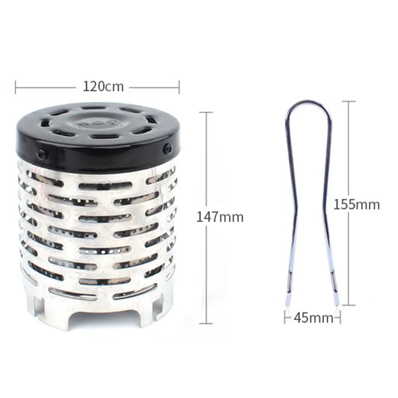 Portable Mini Camping Heater Cap | Gas Stove Warmer Cover