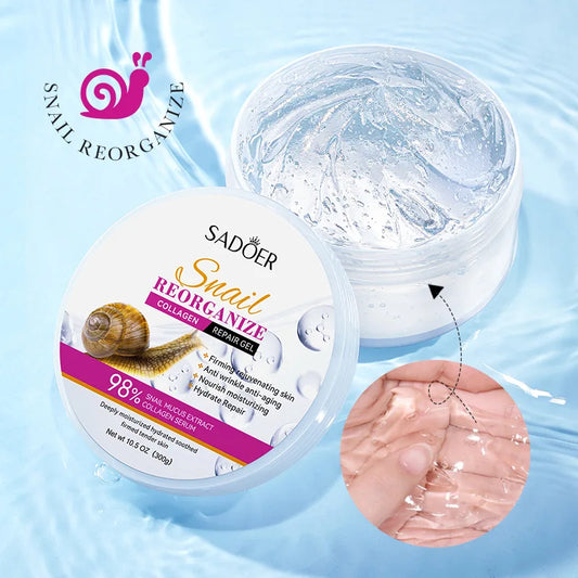 SADOER Snail Collagen Face Cream – Firming & Brightening Gel Face Cream Gel Peaceful Pleasures Health and Wellness Default Title