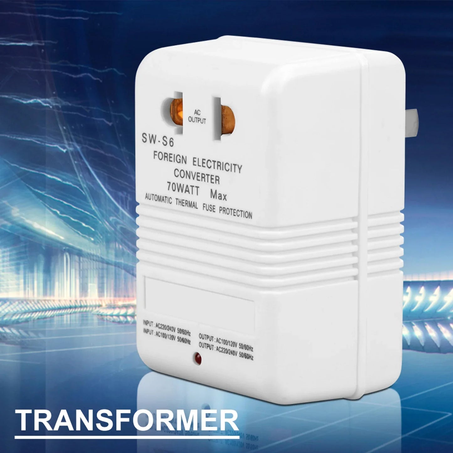 Power Converter Voltage 70W 110V 120V 220V 240V Stepup&amp Down