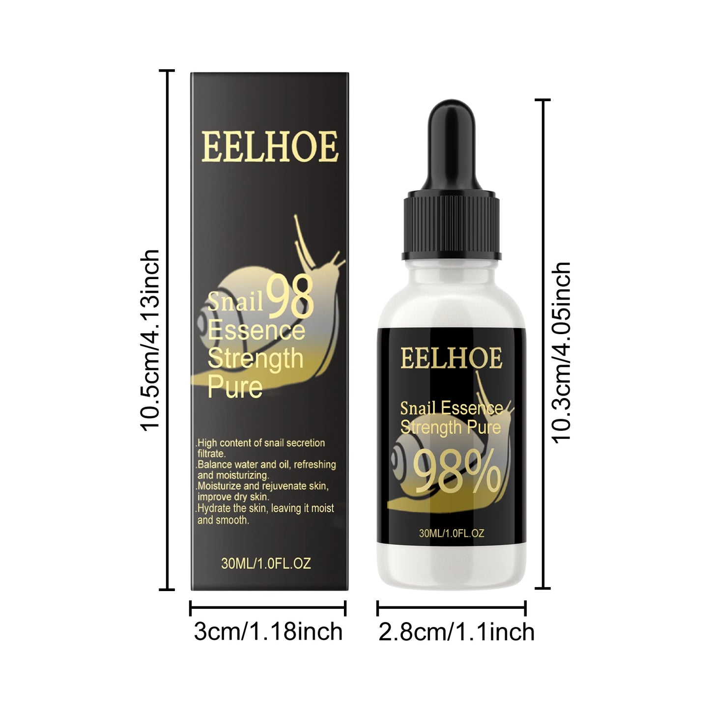 Snail Essence Fade Fine Lines Repair Skin Barrier Moisturizing Refines Pores Nourishes Rejuvenates Anti Wrinkle Facial Essence Peaceful Pleasures Health and Wellness