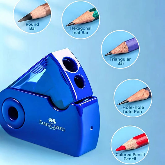 German Pencil Sharpener Small Single Hole Students Plastic Colored Art Peaceful Pleasures Health and Wellness