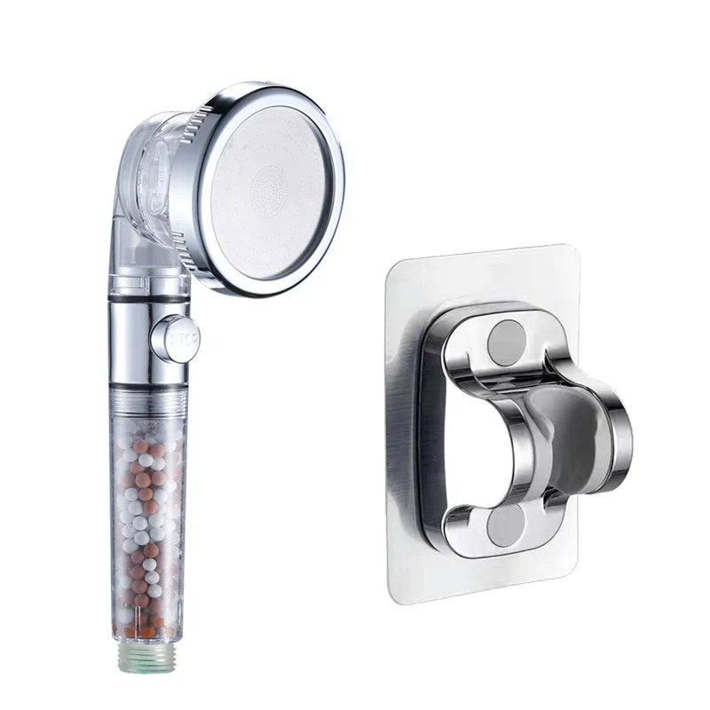 3-Mode Negative Ion Filter Handheld Shower Head | Water-Saving