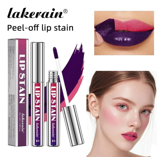 Lip Liner Stain, Peel Off Lip Liner & Lip Gloss, Long Lasting Waterproof Matte Color and Glossy Shine, Transfer-Proof Lip Makeup Peaceful Pleasures Health and Wellness