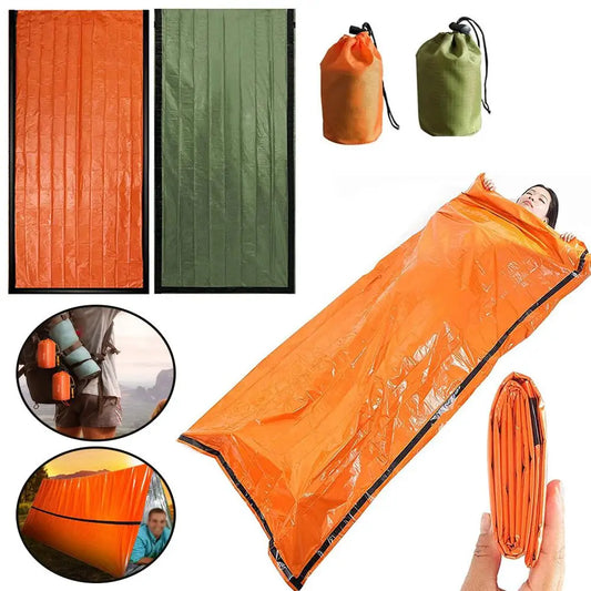Emergency Survival Sleeping Bag – Waterproof Thermal Bivy Sack Emergency Sleeping Bag Oasis Select