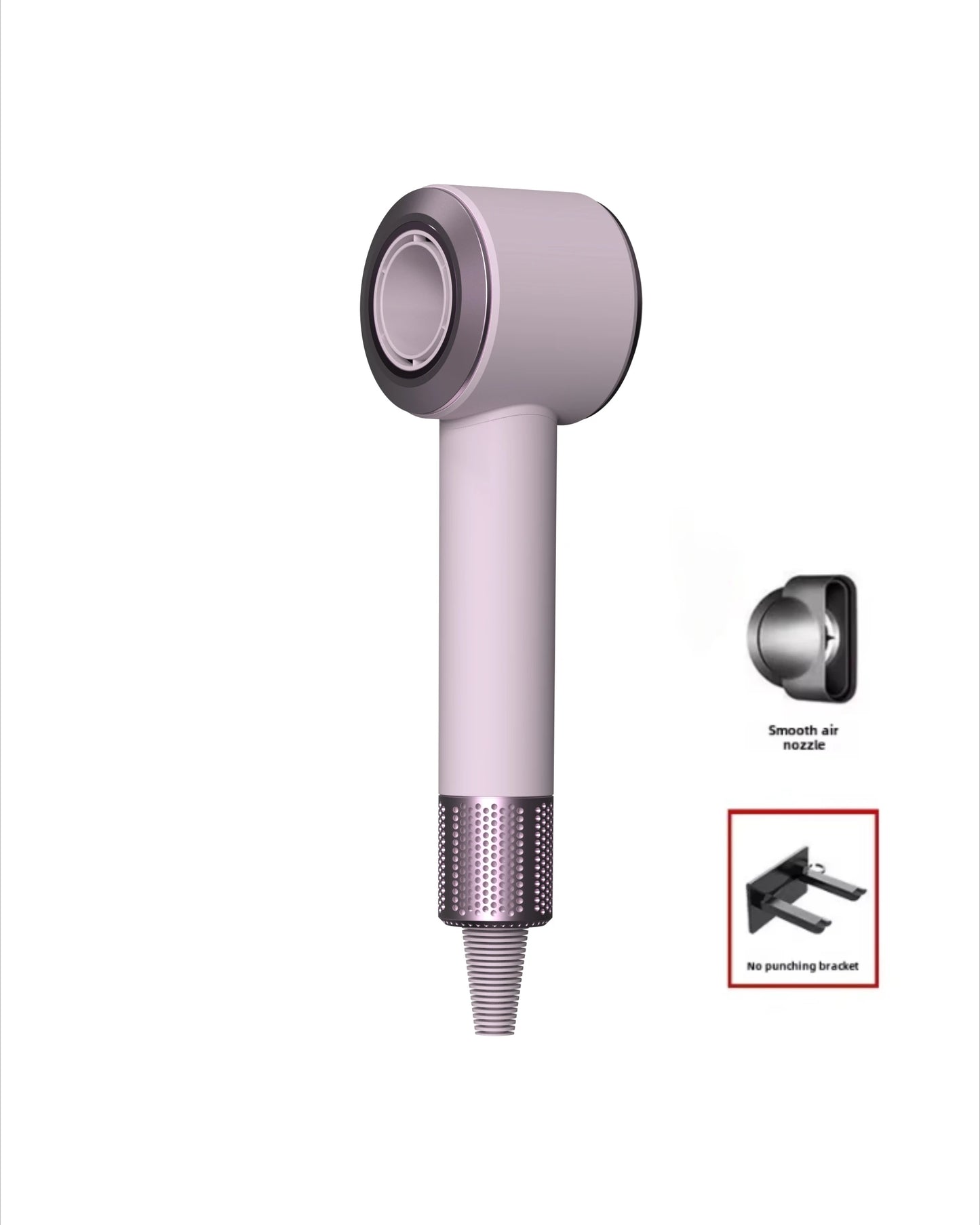 2025 New Professional Hair Dryer with Temperature Control, Anion Functionality - Lightweight and Smooth Hair Styling Peaceful Pleasures Health and Wellness PURPLE EU