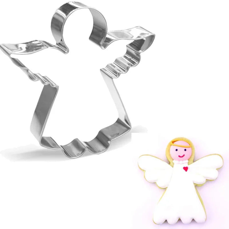 Angel & Baptism Cookie Cutters | Christening & Christmas Cookie Cutter Set Peaceful Pleasures Health and Wellness